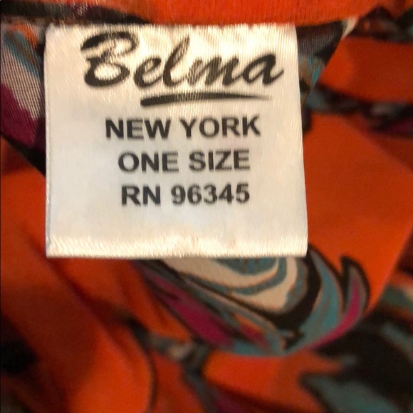 Orange Floral Maxi Dress - Picture 7 of 7